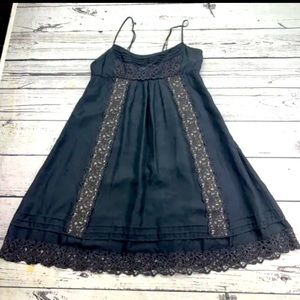 BCBG MAXAZRIA Black Silk Dress